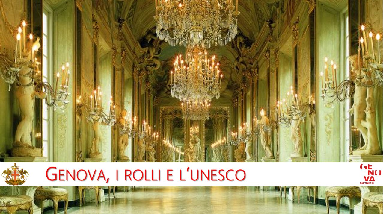 Logo Genova, I Rolli e L'Unesco